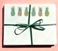 Image 3 of Note Cards - Pineapples