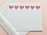 Image 4 of Flat Note Cards - Hearts