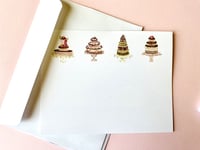 Image 4 of Flat Note Cards - Cake