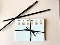 Image 2 of Flat Note Cards - Sumo Wrestlers
