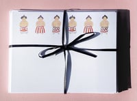 Image 5 of Flat Note Cards - Sumo Wrestlers
