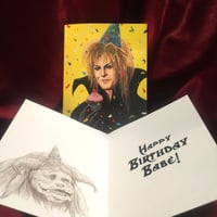 Image 1 of Jareth BIRTHDAY CARD