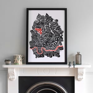 Image of East London Type Map