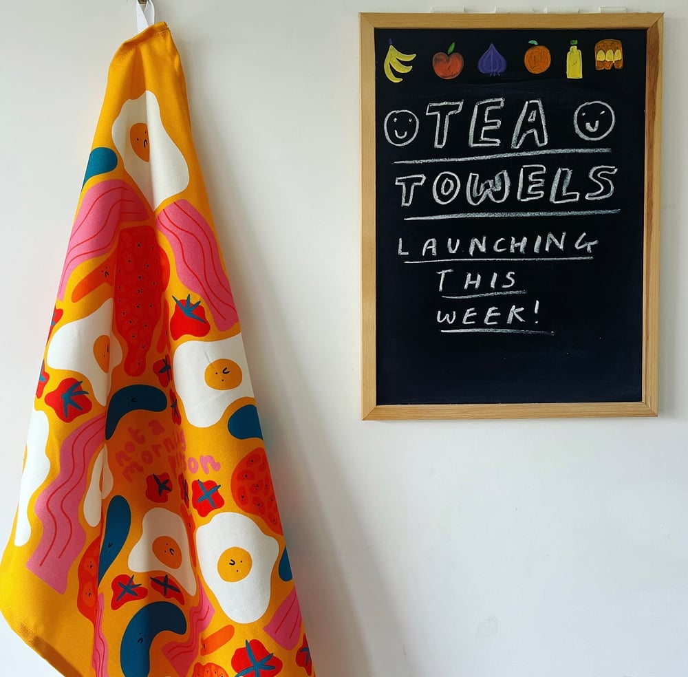 Image of Bad Morning Tea Towel