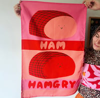 Image 1 of Hamgry Tea Towel