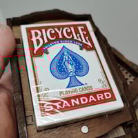 Image 3 of Vermont Mountains Travel Cribbage Board<br>WALNUT<br>3 track for 2, 3 or 4 player teams