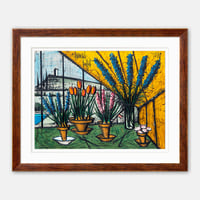 Image 1 of Bernard Buffet - Still life with flowers, Fine Art Giclee Print, Poster