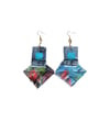 Crear Arte | Painted Denim Earrings