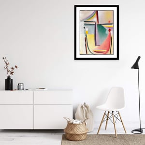 Image of Alexej von Jawlensky - Abstrakter Kopf, Fine Art Giclee Print, Abstract Portrait, Head Poster