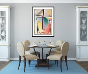 Image of Alexej von Jawlensky - Abstrakter Kopf, Fine Art Giclee Print, Abstract Portrait, Head Poster