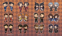 Ace Attorney Acrylic Charms<br>| Unofficial Fan Merch |
