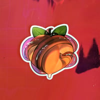 Image 2 of Tentacle Peach - Sticker