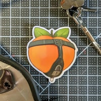 Image 1 of Locked Peach - Sticker