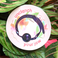 Unclench Your Jaw - Sticker