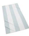 Extra Wide Stripe Beach Towel-Aqua