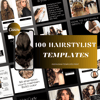 100 Hairstylist Instagram Templates | Hairdresser Instagram Posts | Hair Instagram Templates 