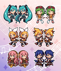 Vocaloid Acrylic Charms<br>| Unofficial Fan Merch |