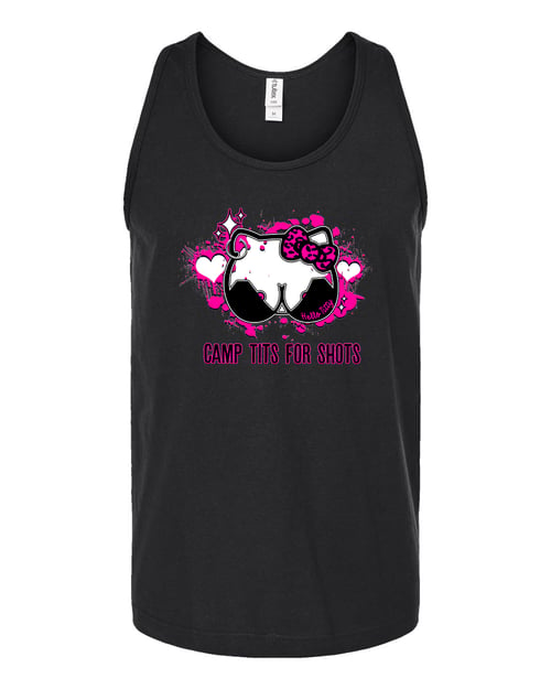 Image of Camp Tits For Shots Unisex Tank 