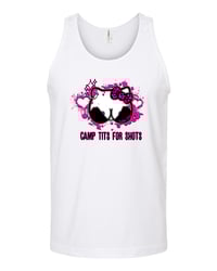 Image 5 of Camp Tits For Shots Unisex Tank 