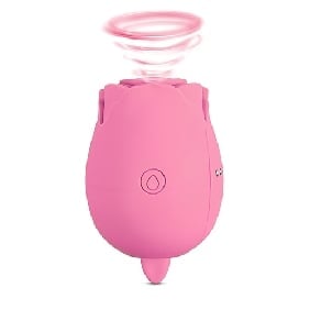 Image of 7 Function Tongue Vibrating Suction Rose