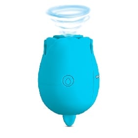 La Diva'z Den 7 Function Tongue Vibrating Suction Rose La Diva'z Den 7 Function Tongue Vibrating Suction Rose