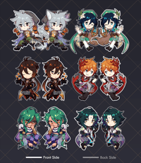 Image 2 of Genshin Impact Acrylic Charms<br>| Unofficial Fan Merch |