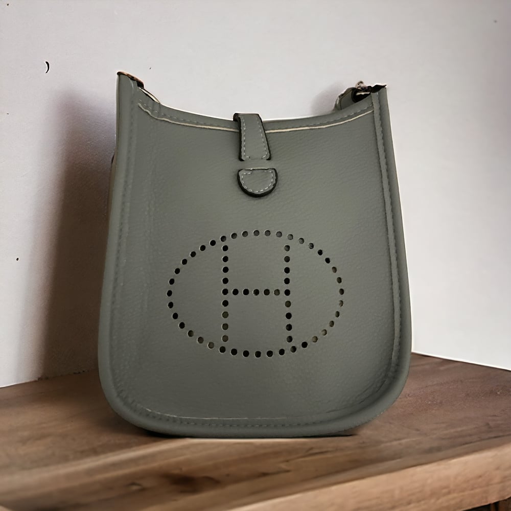 Image of Pale Blue Cross Over Bag