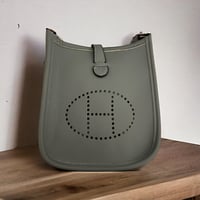Pale Blue Cross Over Bag
