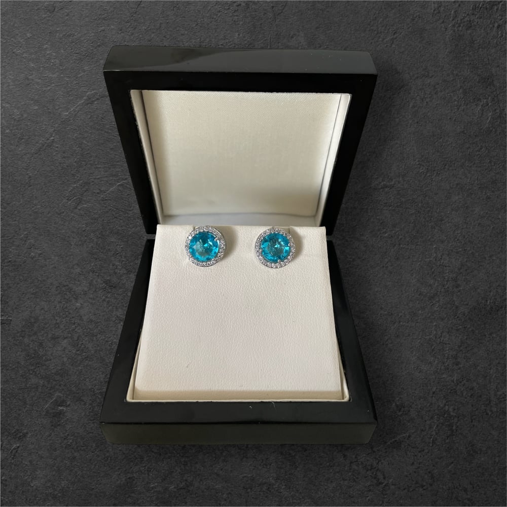 Image of Blue Topaz Earrings