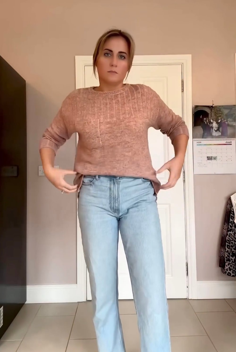 Image of Pink Soft Knit JUmper