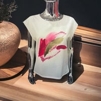 Pink/Gold Print Top