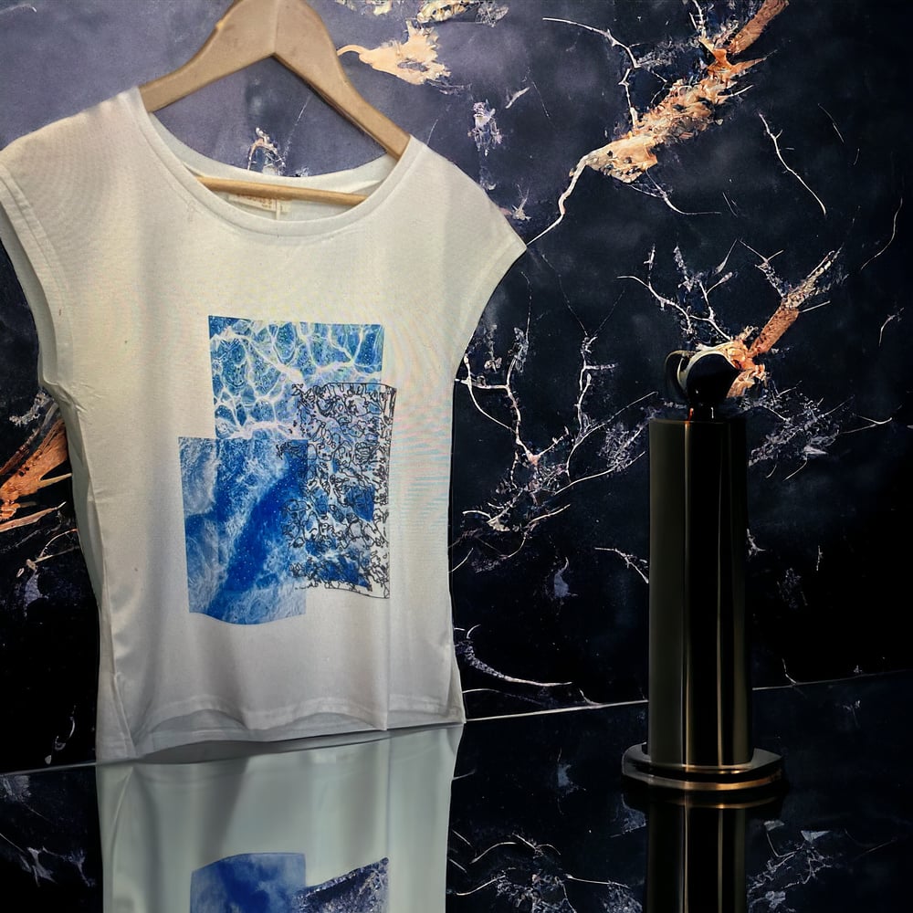 Image of Blue Print Top