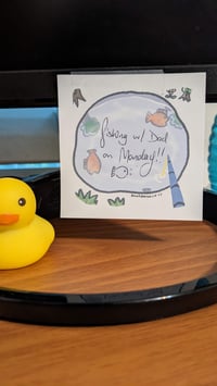 Image 2 of Fishing Pond Memo Pad