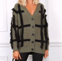 Image 1 of Olive Green Cardigan