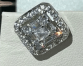 Image of Silver Cubic Zirconia Earrings