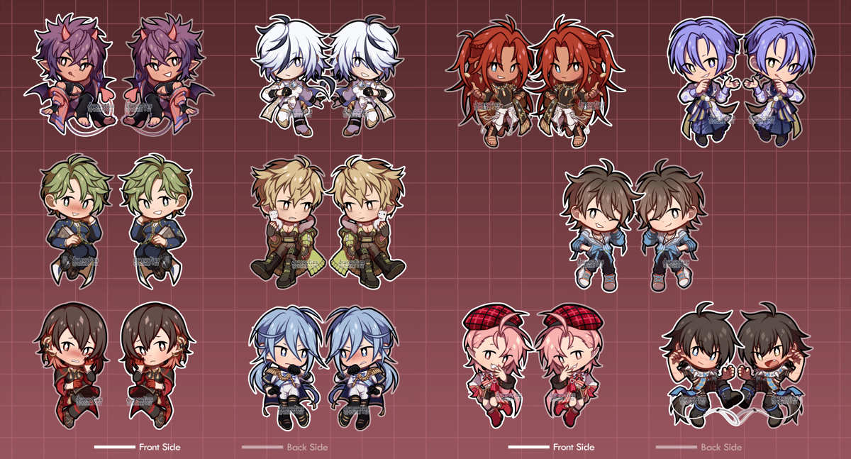 Nu Carnival Acrylic Charms | Unofficial Fan Merch | | dracooties