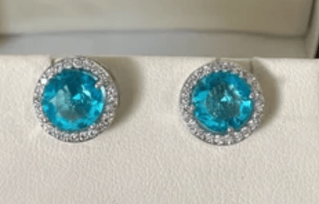 Image of Blue Topaz Earrings