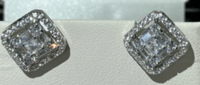 Image 1 of Silver Cubic Zirconia Earrings