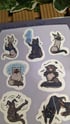 Cats of Baldur's Sticker Sheet Image 2