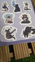 Cats of Baldur's Sticker Sheet Image 3