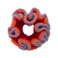 Scrunchie ⋆  Pink, Orange & Blue
