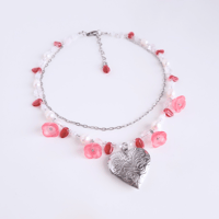 Image 1 of petals locket necklace