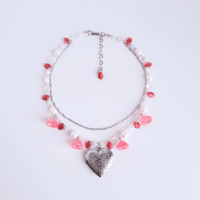 Image 3 of petals locket necklace