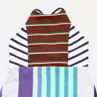 Image 4 of superstripe adult M/L medium large stripe tank adjustable courtneycourtney sundress dress