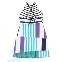 Image 10 of superstripe adult M/L medium large stripe tank adjustable courtneycourtney sundress dress