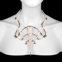 Image 1 of "Naysha" Bone and Baculum Necklace