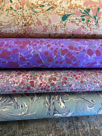 Image 1 of Marbled Paper Assorted Listing - Sheets 45-48 (to purchase individually)