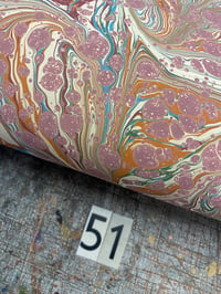 Image 4 of Marbled Paper Assorted Listing - Sheets 49-52 (to purchase individually)