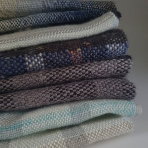 Image of Blue Grey Cashmere Scarf