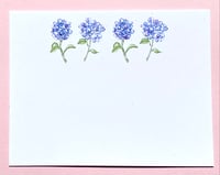Image 1 of Flat Notecards - Hydrangeas